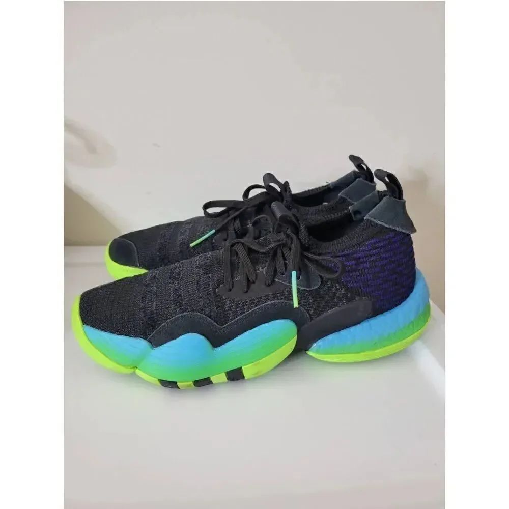 Adidas Trae Young 2 Trae-TL Solar Green Basketball Shoes 10